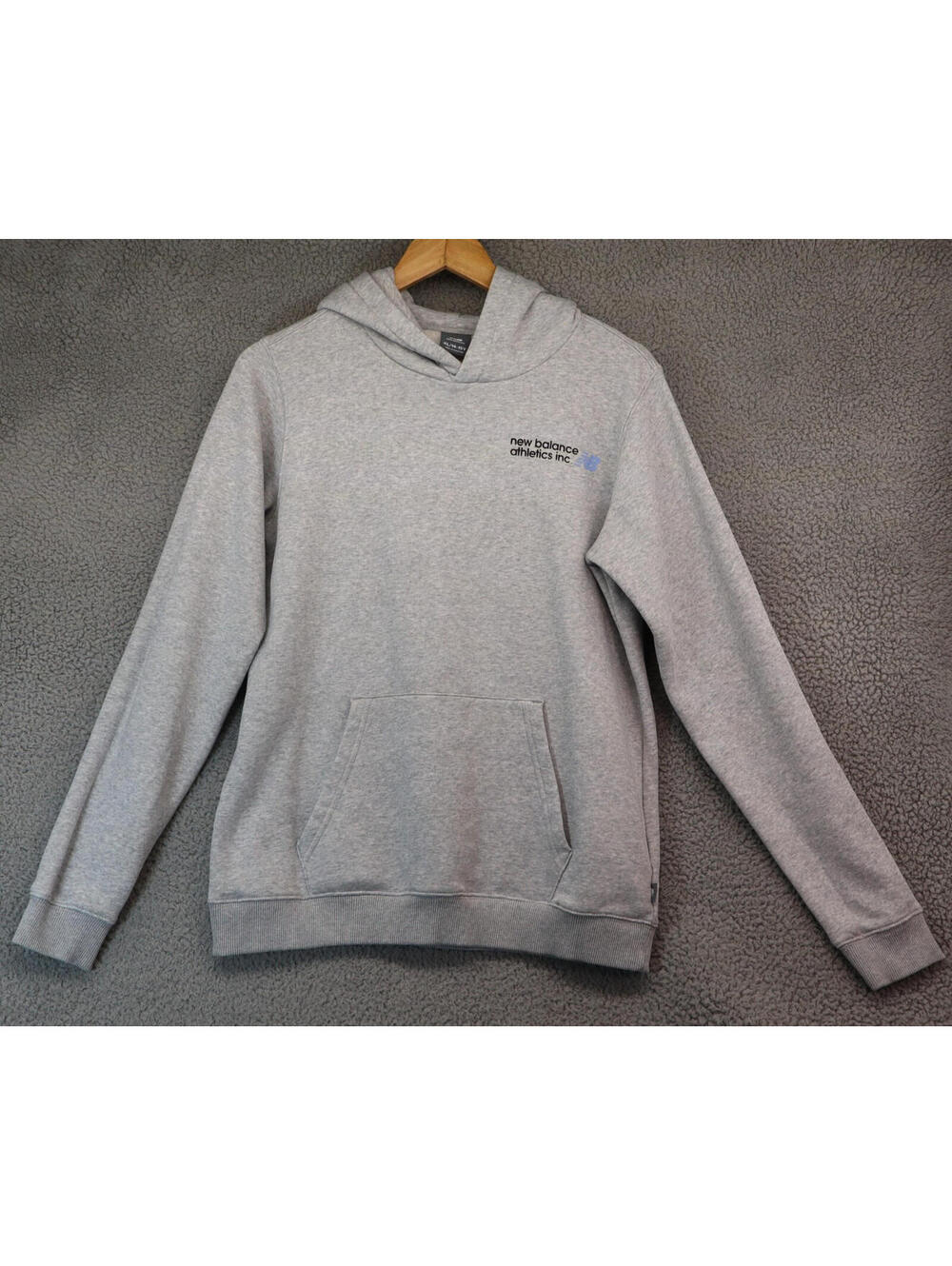 New Balance Hoodie Boys XL 14-15Y Gray Sweatshirt